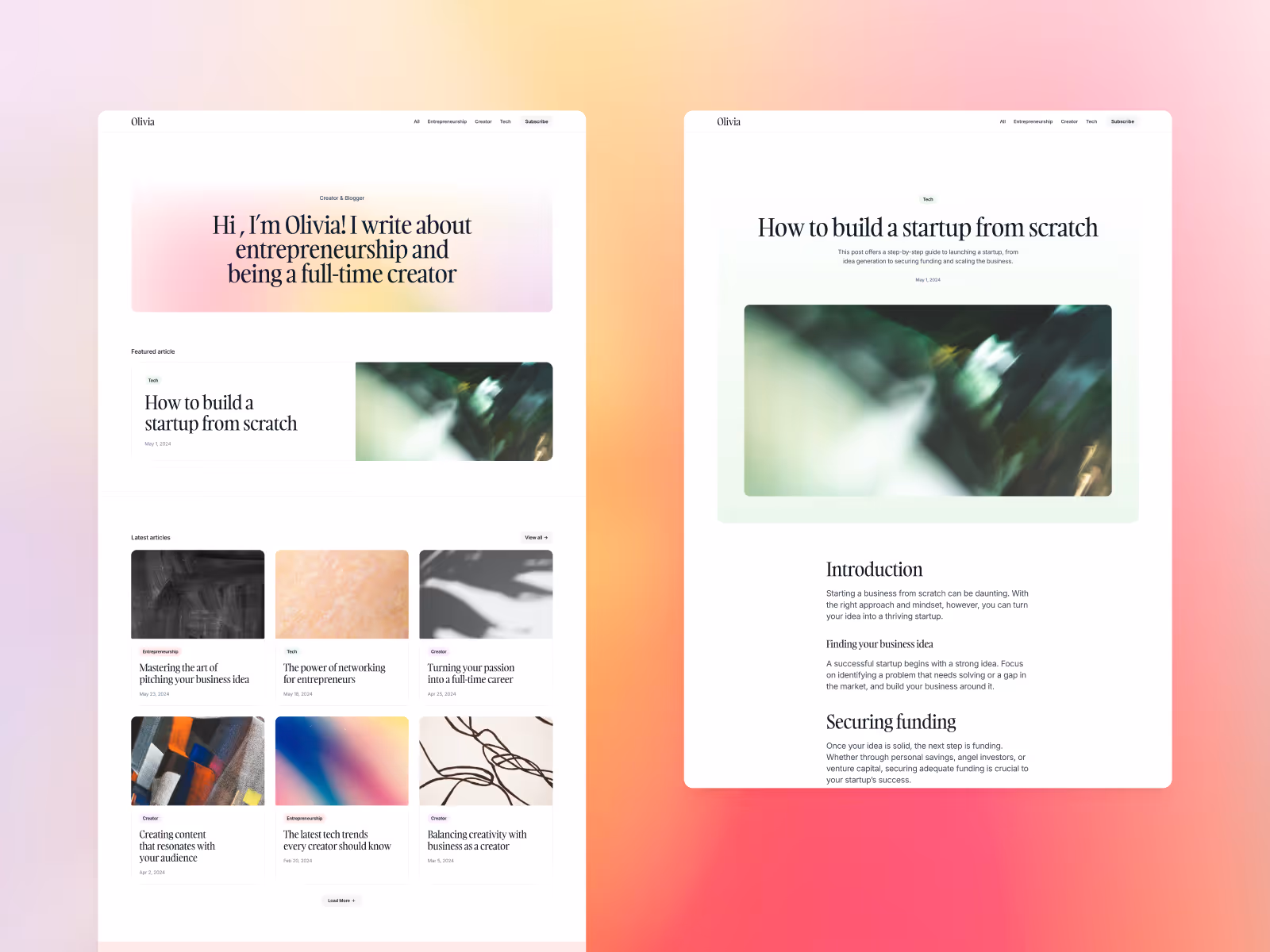 Compose Framer template