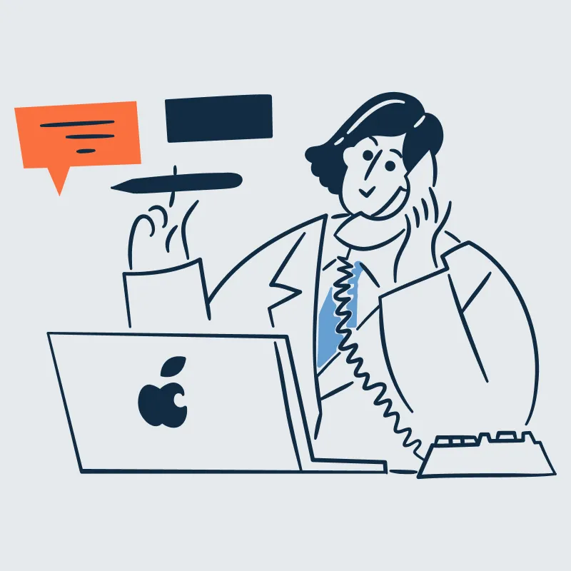 woman answering phone