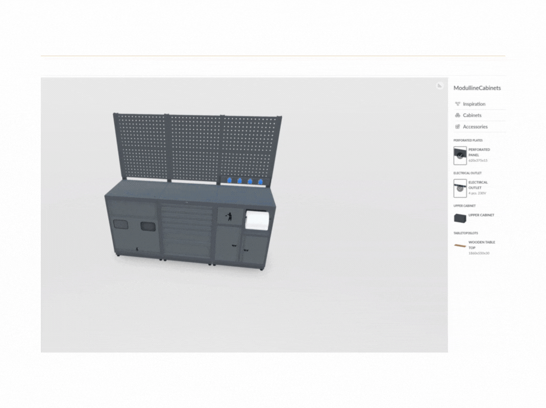 3D Configuration of sofa