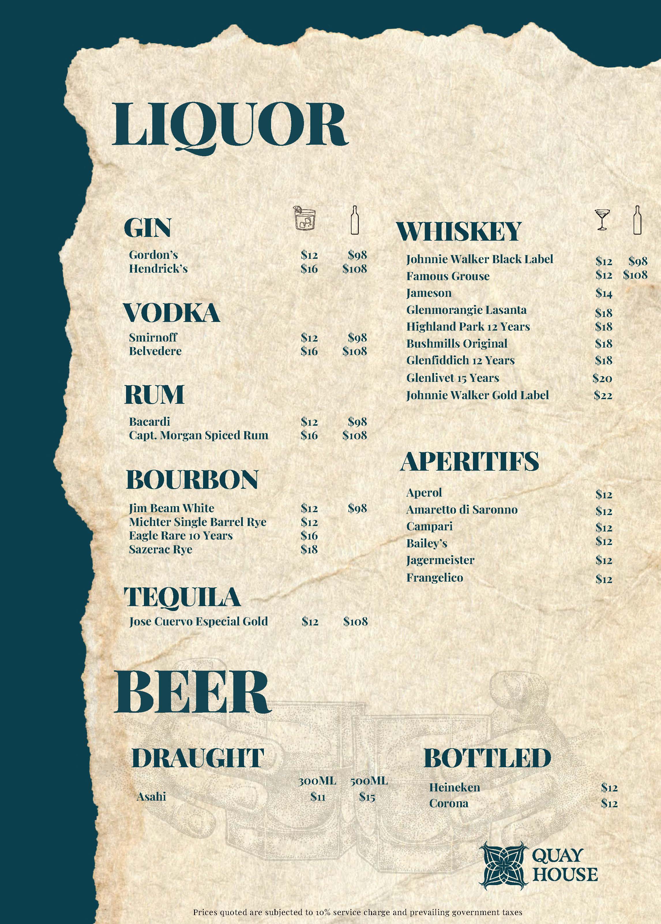 Beverage Menu - Wine