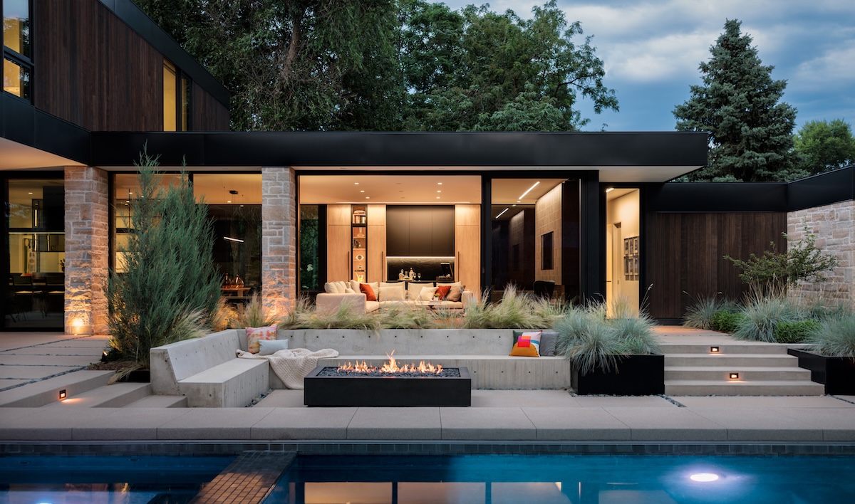 Linear House by HMH Architecture. Modern residential architecture in Boulder, Colorado.