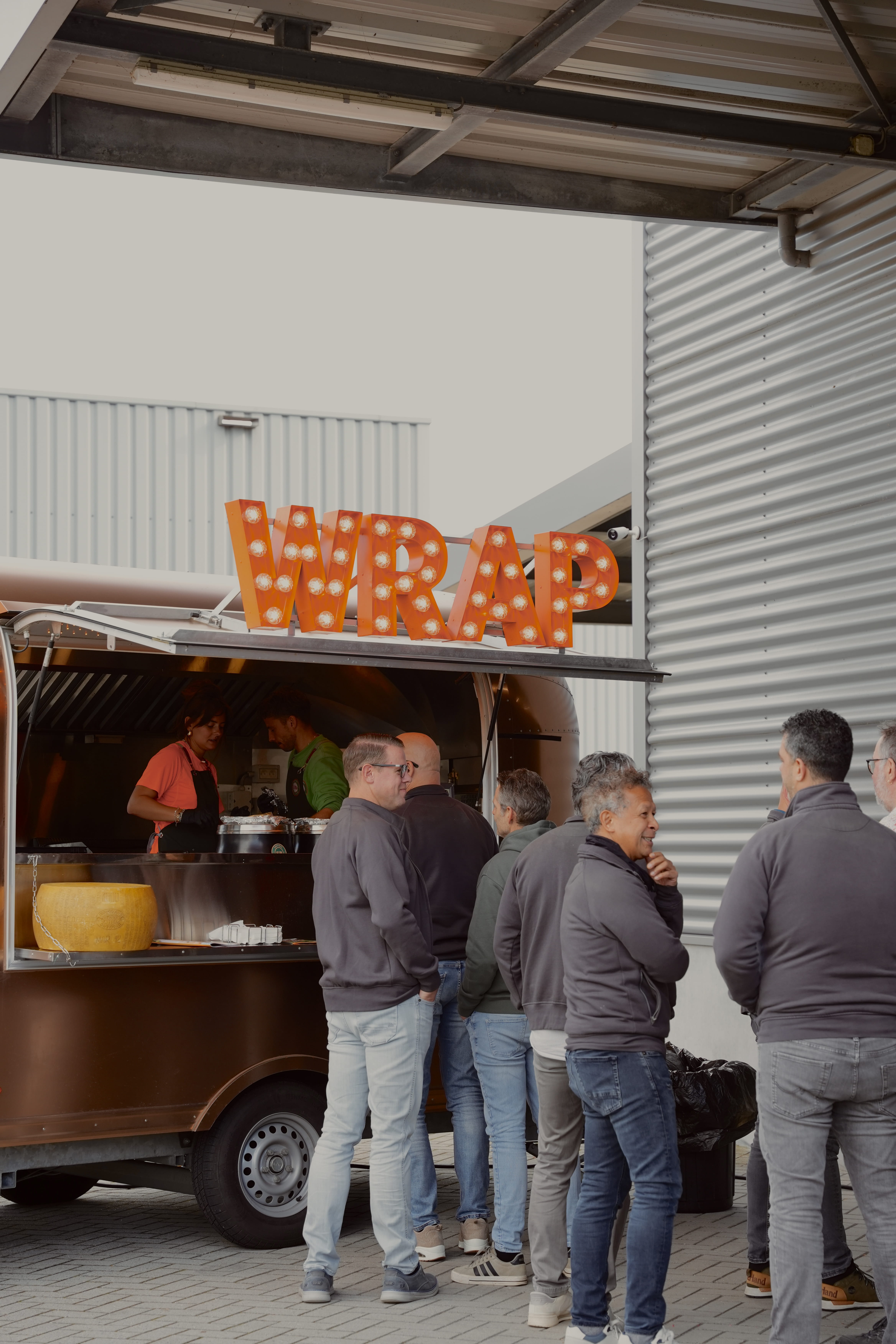 Foodtruck tijdens de lunch!