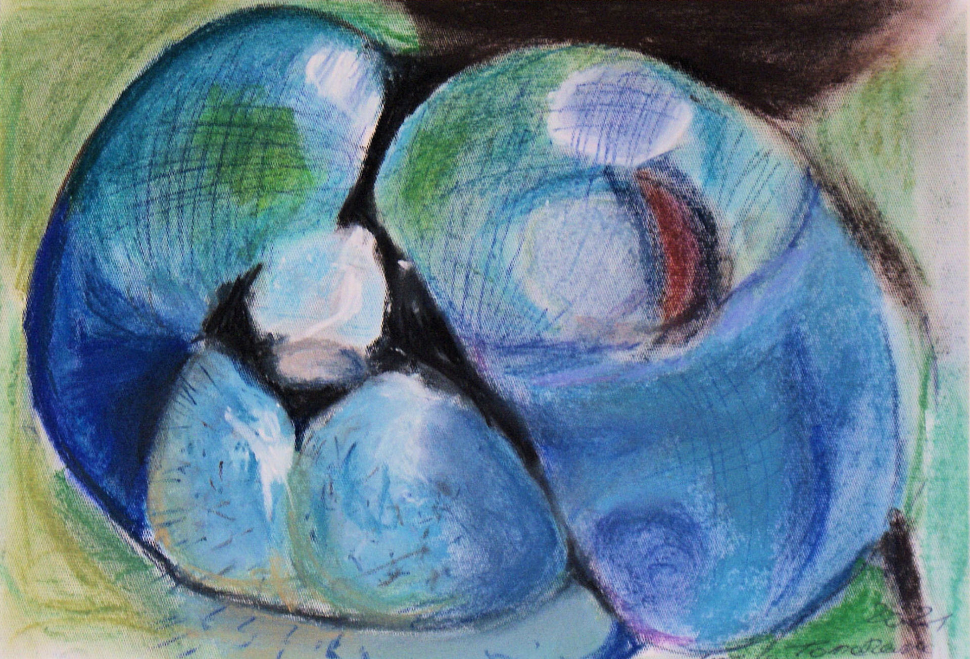 Oko ważki – akwarela inspirowana naturą, Urszula Tomaszewska