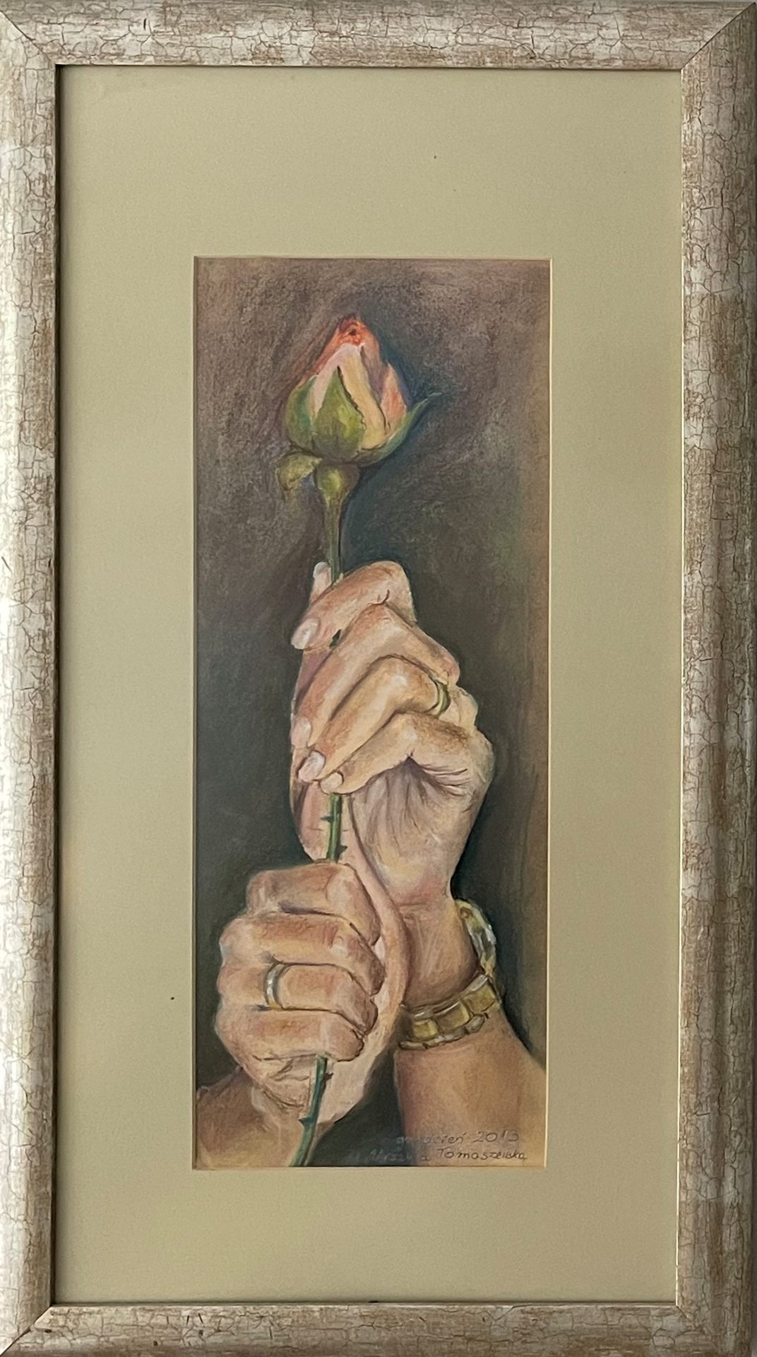 Cykl Przemijanie - rysunek sucha pastel - Urszula Tomaszewska