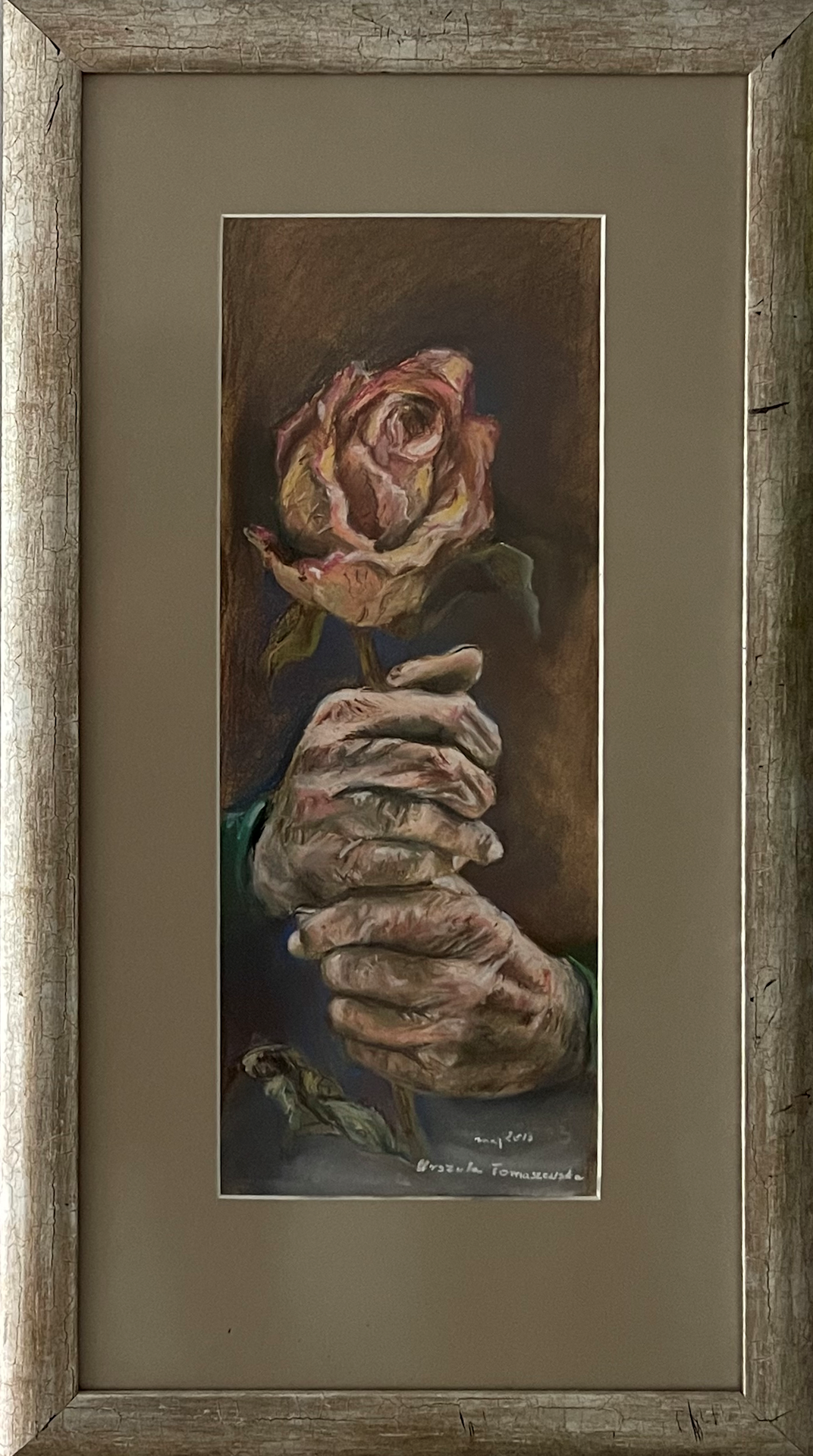 Cykl Przemijanie - rysunek sucha pastel - Urszula Tomaszewska