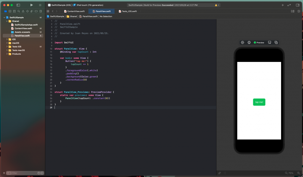 swiftui code demo