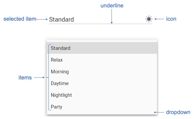 DropdownButton Components