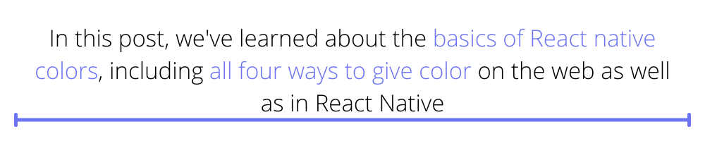 react native colors pull quote