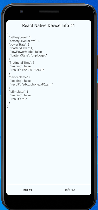 React Native Device Info 11