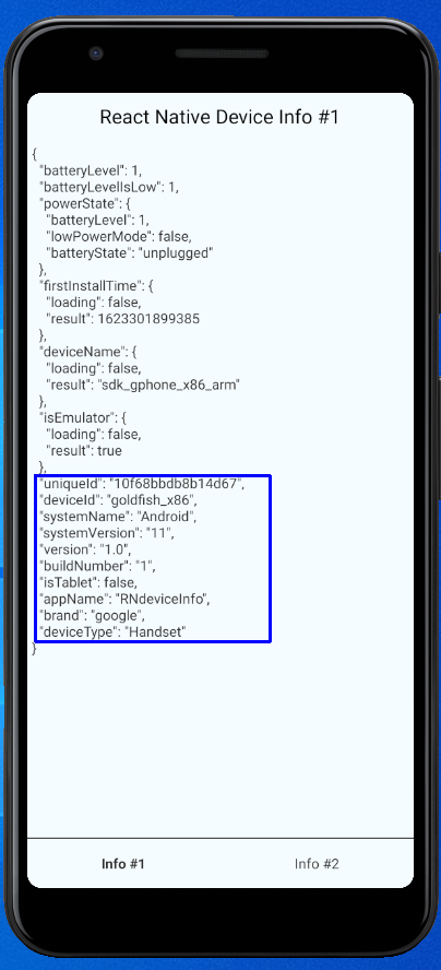 React Native Device Info 13