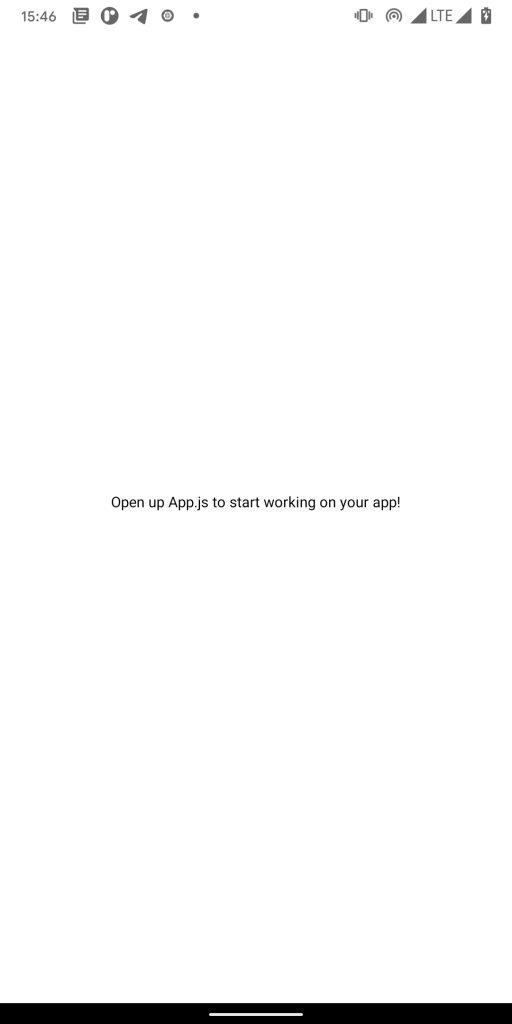 Open up App is working screenshot