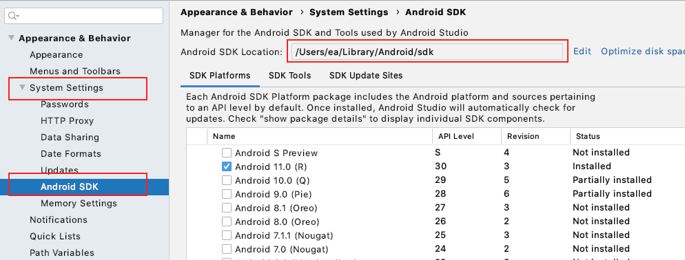 android sdk