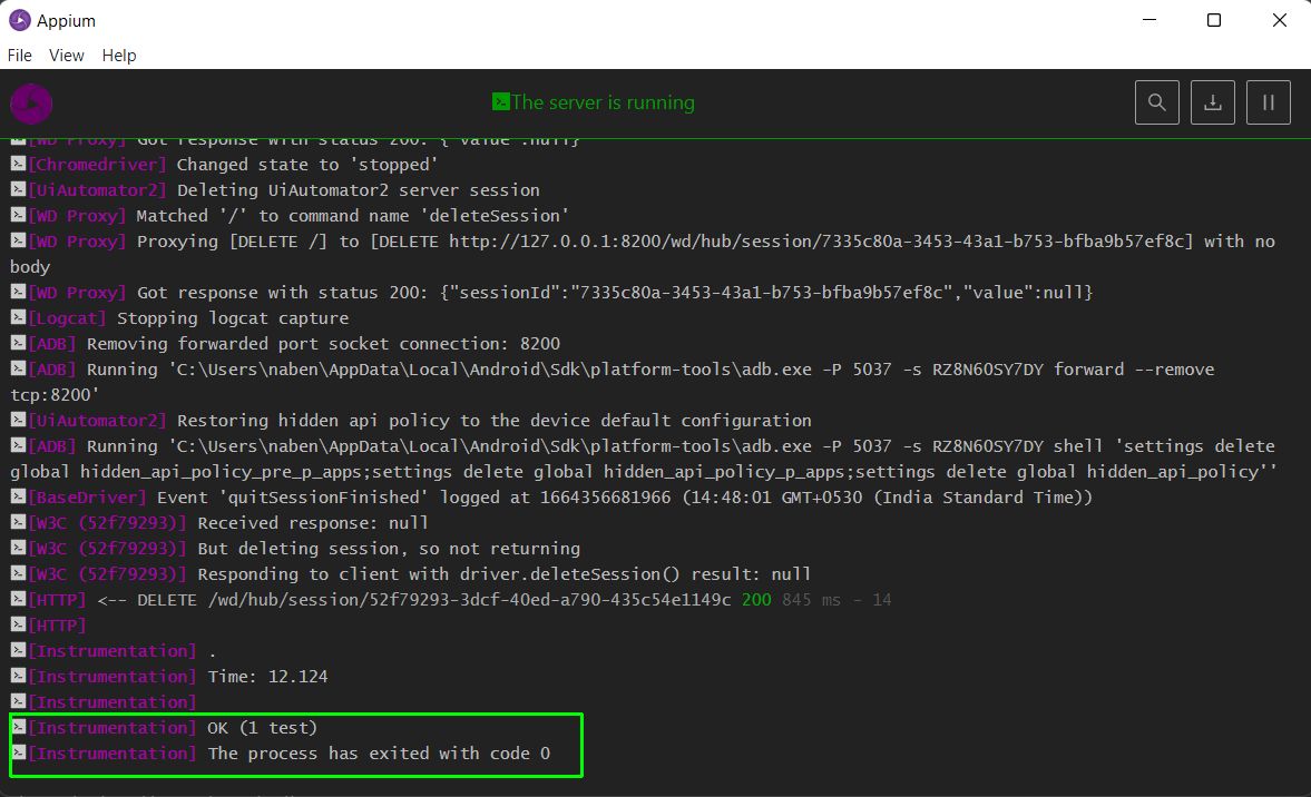 Automated Testing With Appium and Python Screenshot 34b