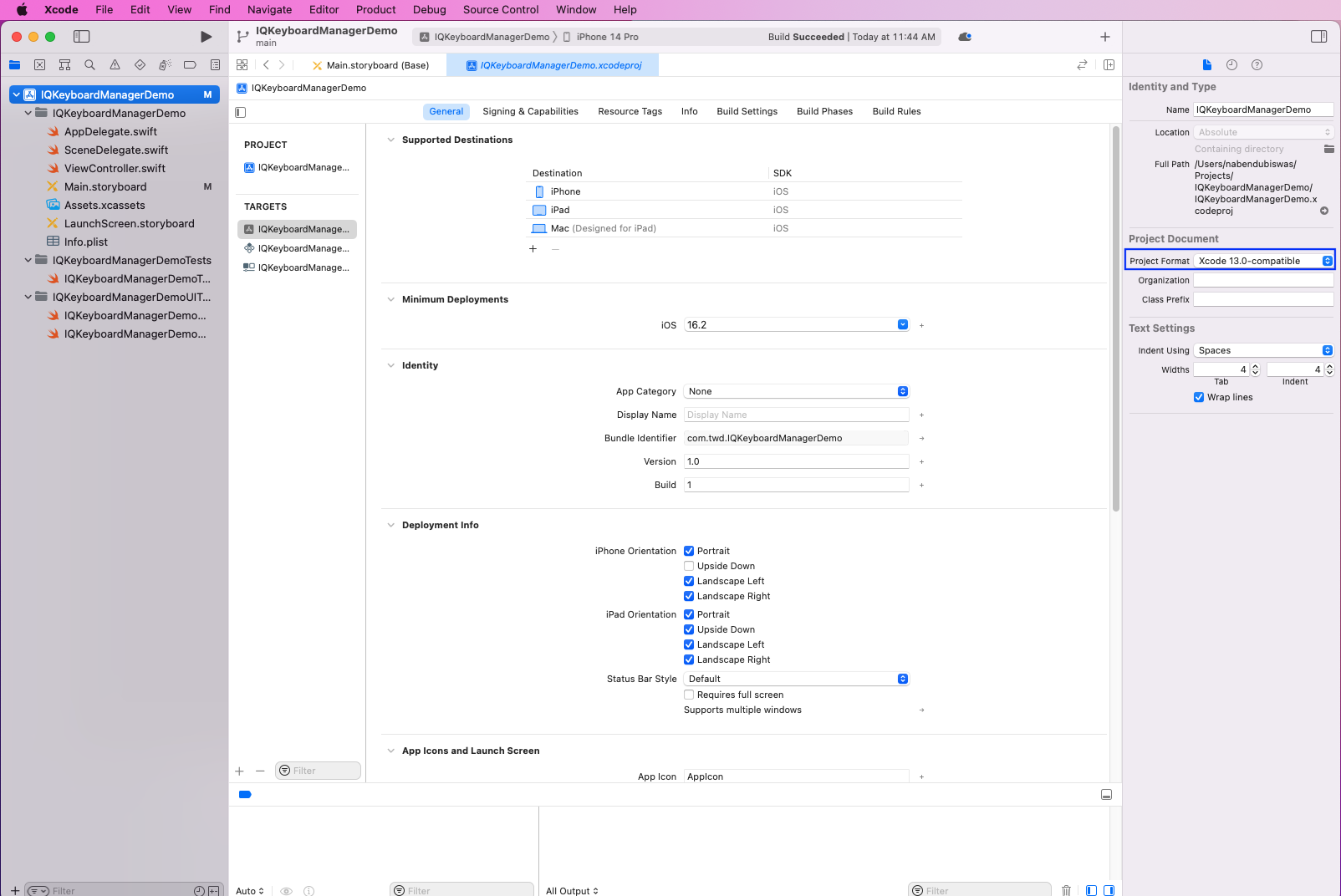 Now, we'll install IQKeyboardManager through Cocopods.