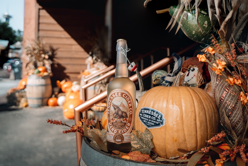cider season during fall in the smokies