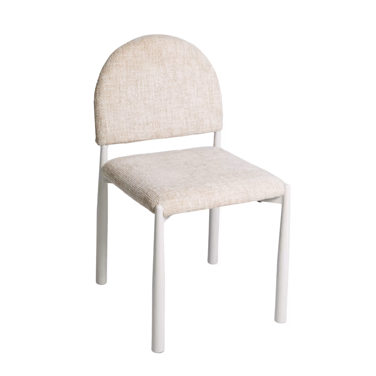Soft Bouclé Dining Chair (ivory)