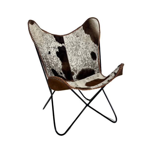 Cowhide Butterfly Chair