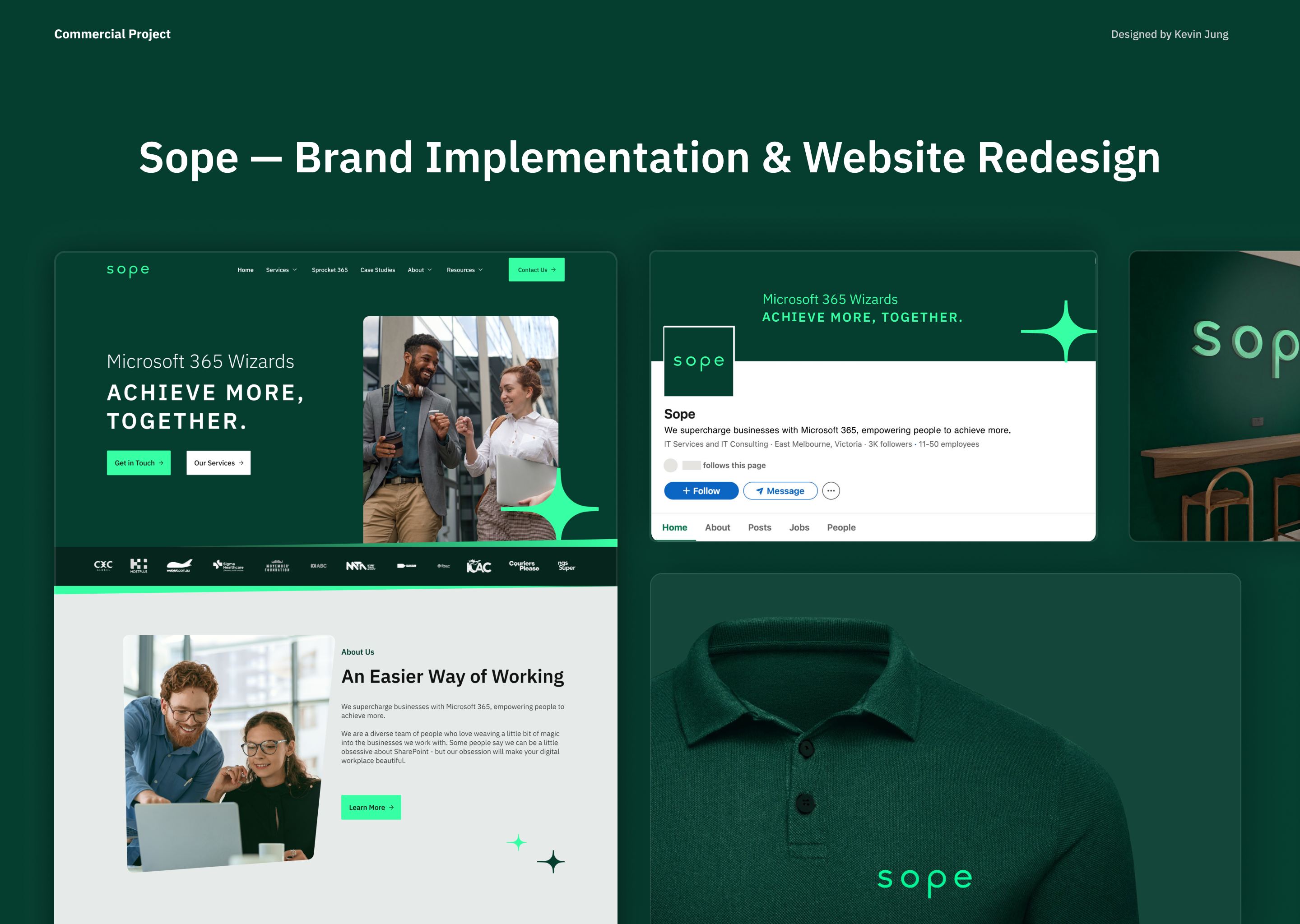 Homepage — hero & proof points