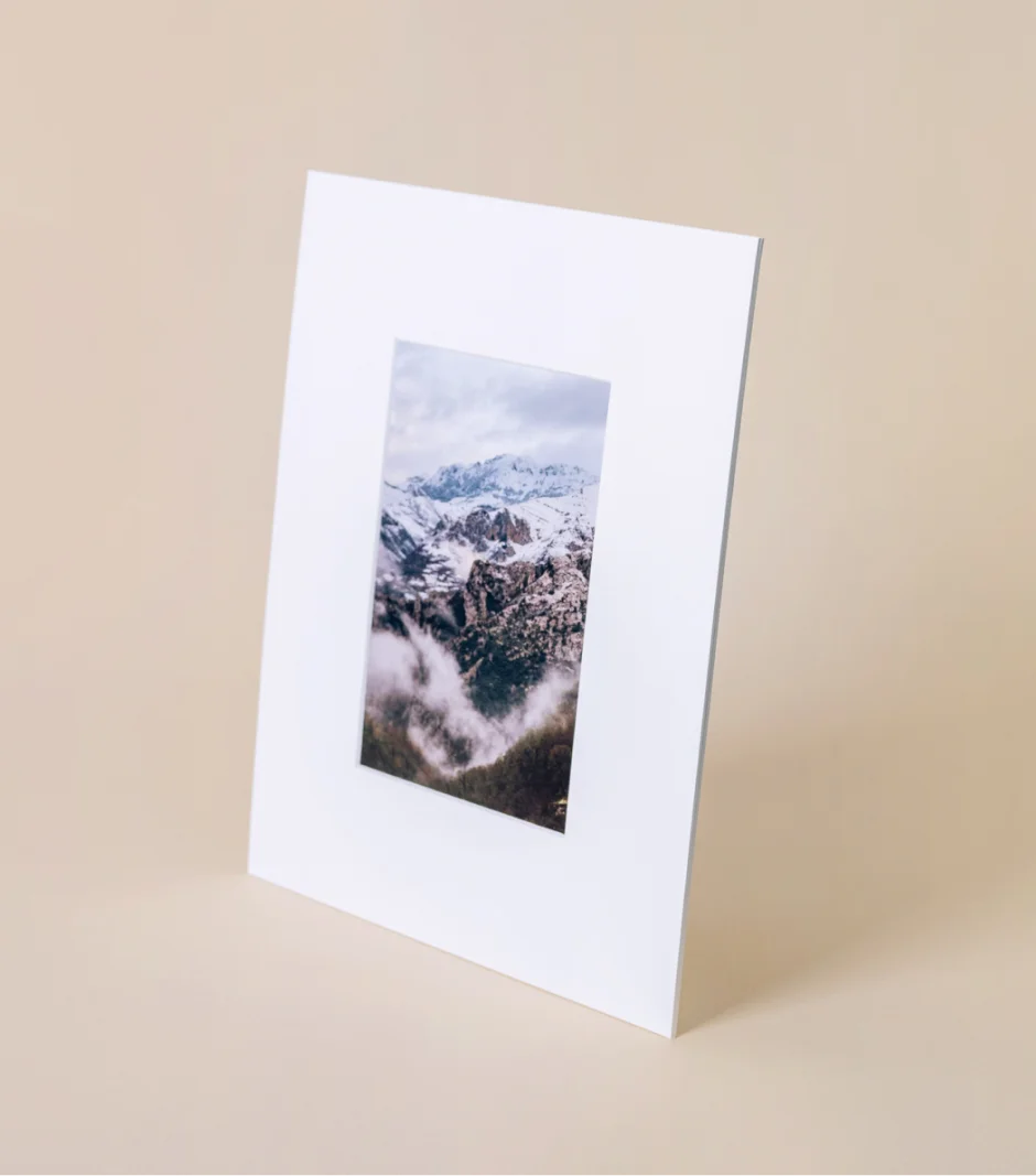 Matted fine art photography print available in Pic-Time's print catalog