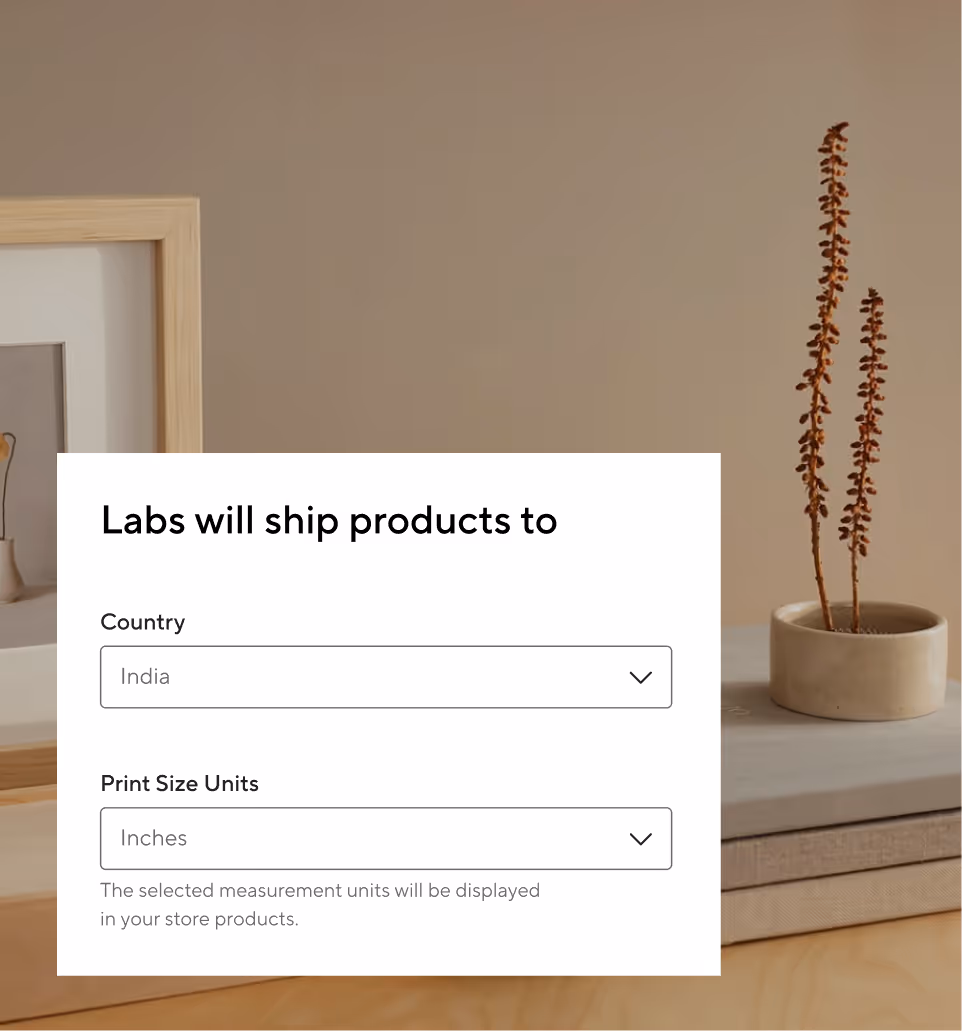 Responsive Pic-Time print shop on desktop showing client purchase experience