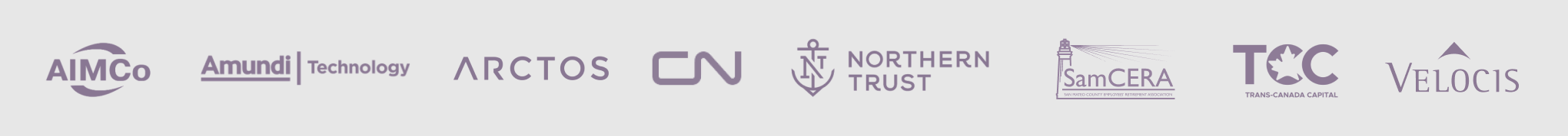 Some of our private market clients: AIMCo, Amundi, Arctos, Northern Trust, CNID, SamCERA, Trans Canada Capital