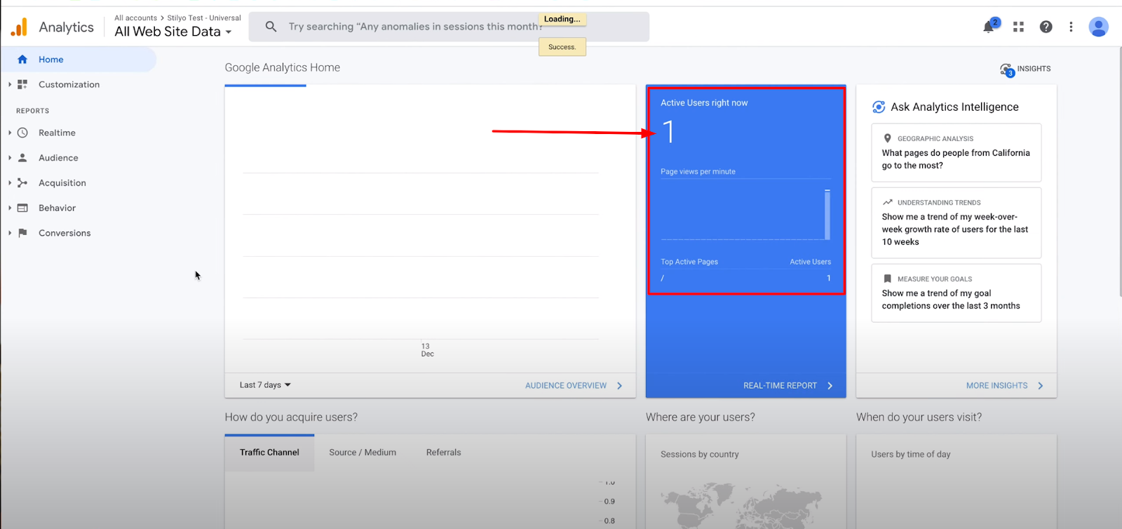 Google Analytics Integration