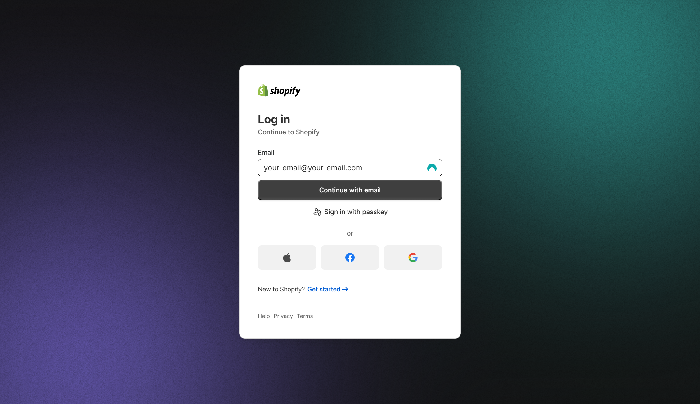 how to login to your shopify store