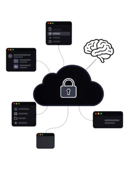 Uplifted cloud storage with AI built in