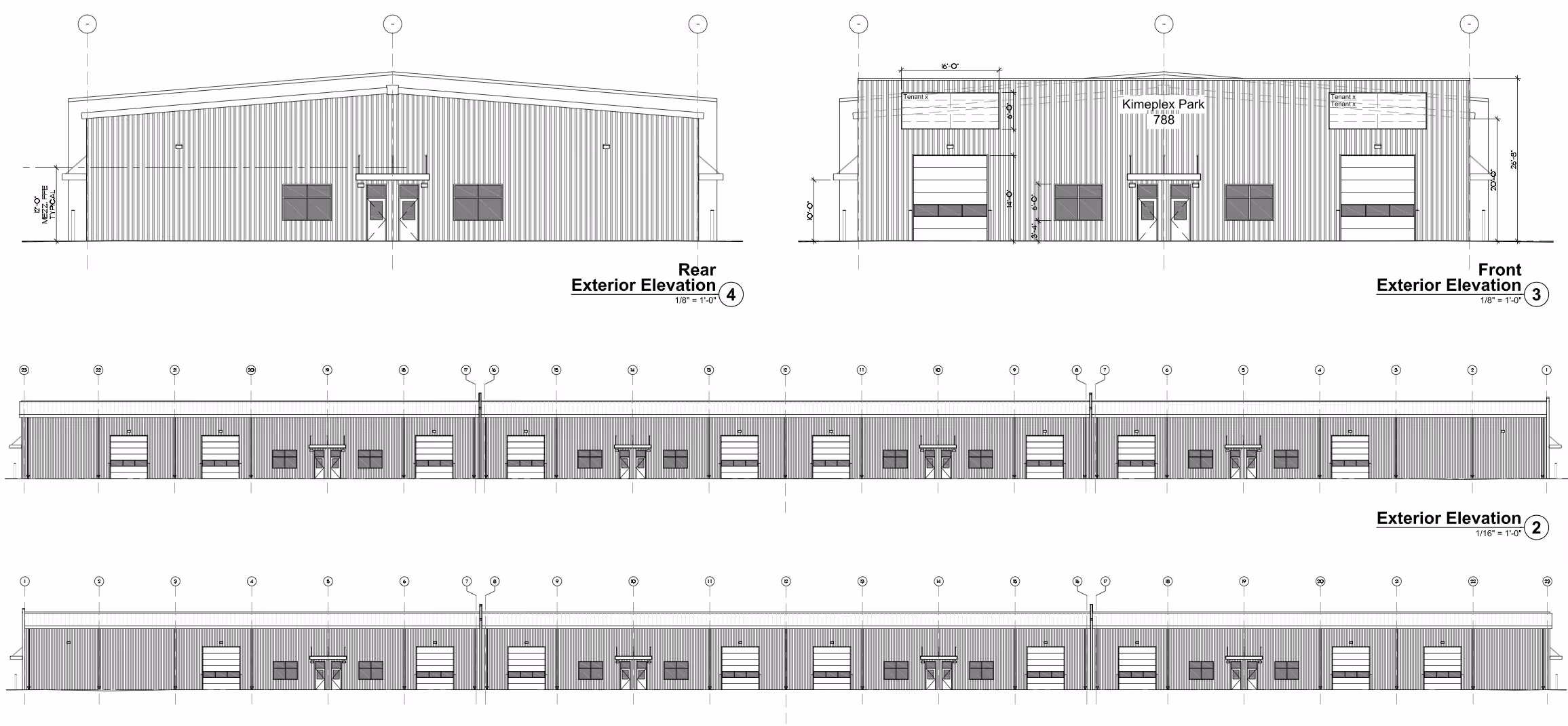 Kimeplex elevation blueprint