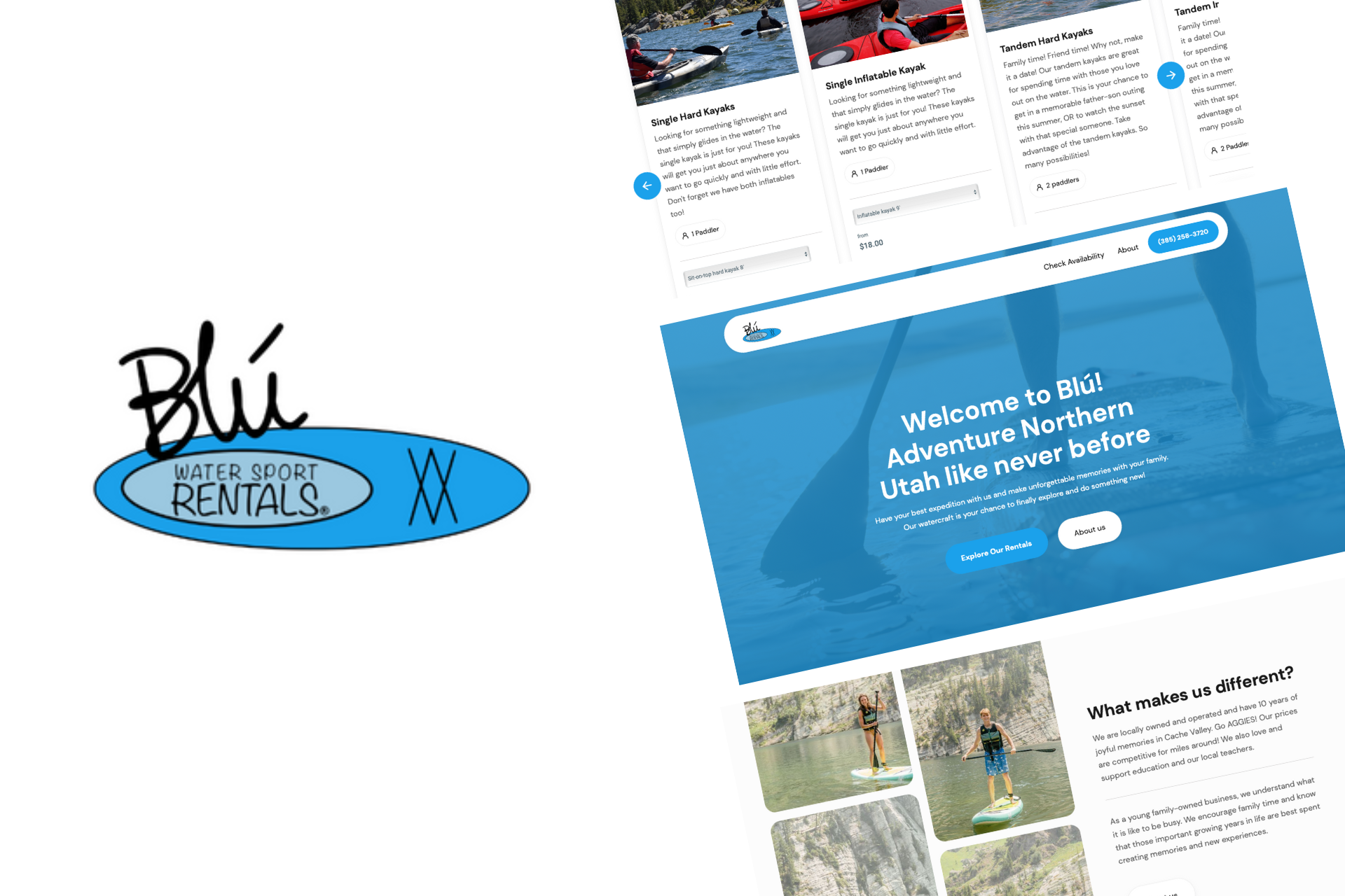 Blu Watersport Rentals Website