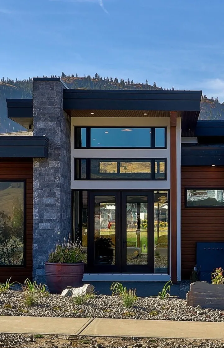 A front entrance that makes an impression!