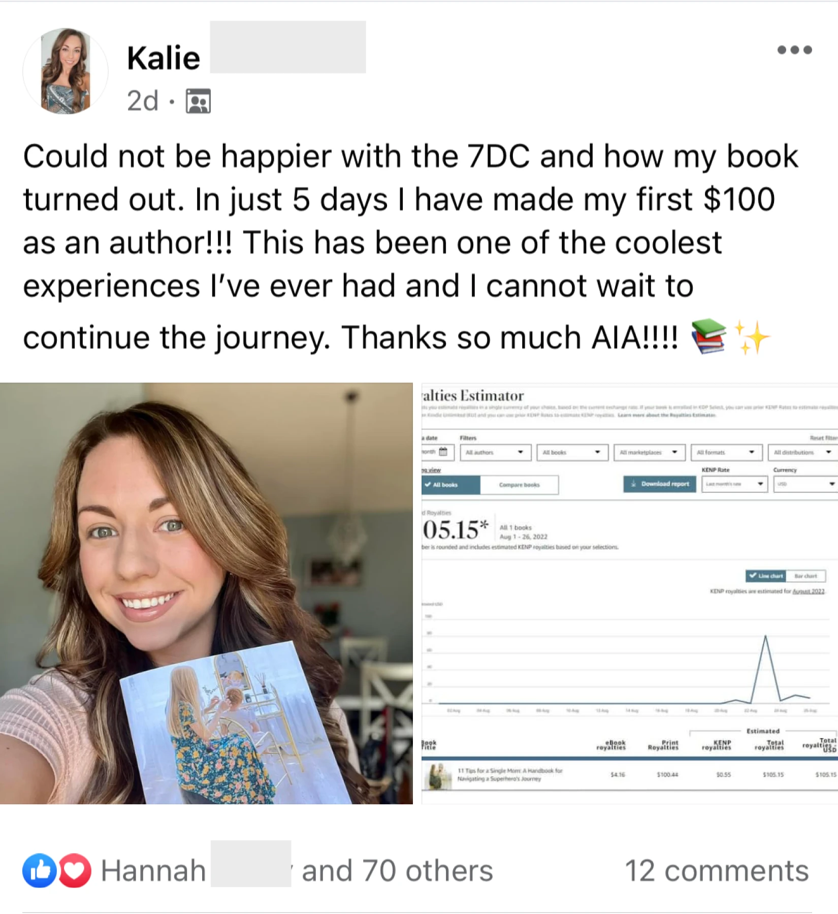 Customer testimonial screenshot