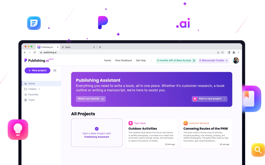 Publishing.ai UI