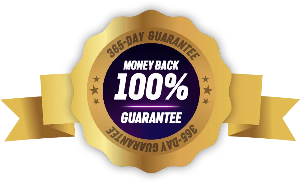 Money Back 100% Guarantee