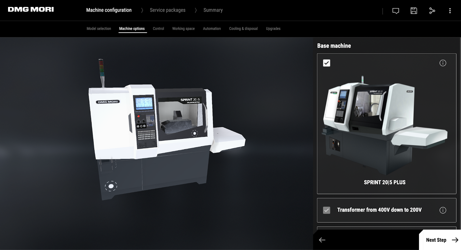 DMG MORI configurator helps users 