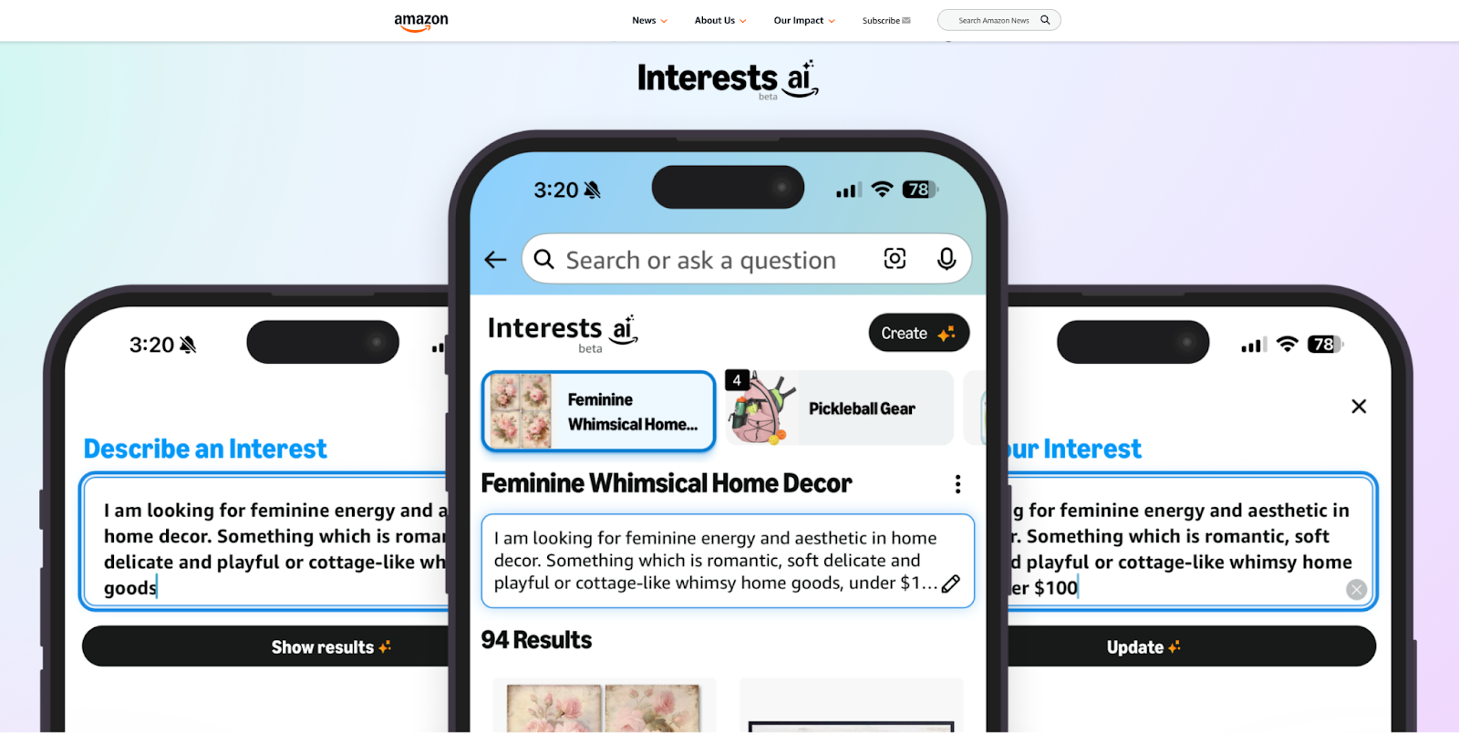Amazon enables AI Interest