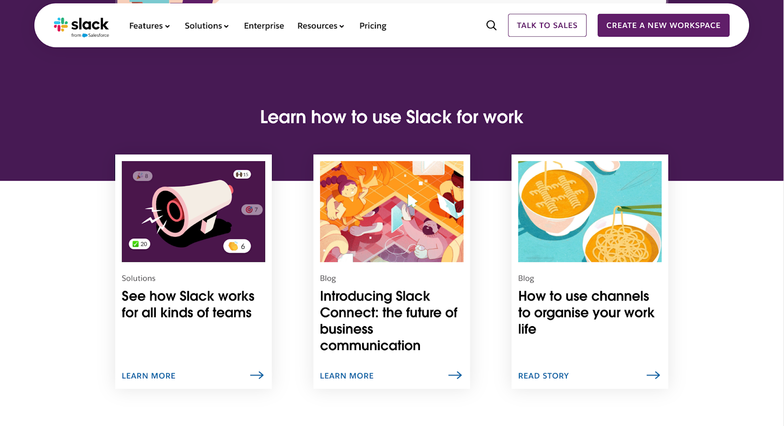 Slack is a go-to choice for sales teams