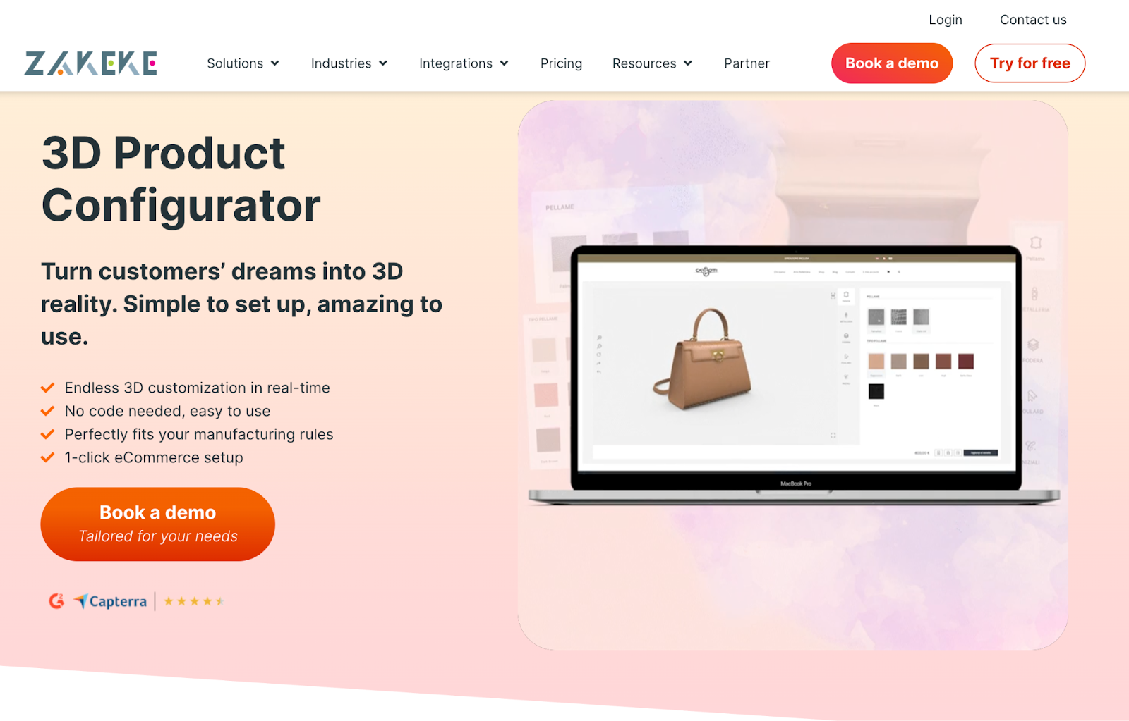 Zakeke product configuration software