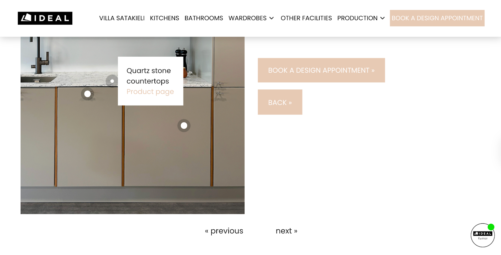 Ideal Keittiöt to experience an Oodi Experess Planner