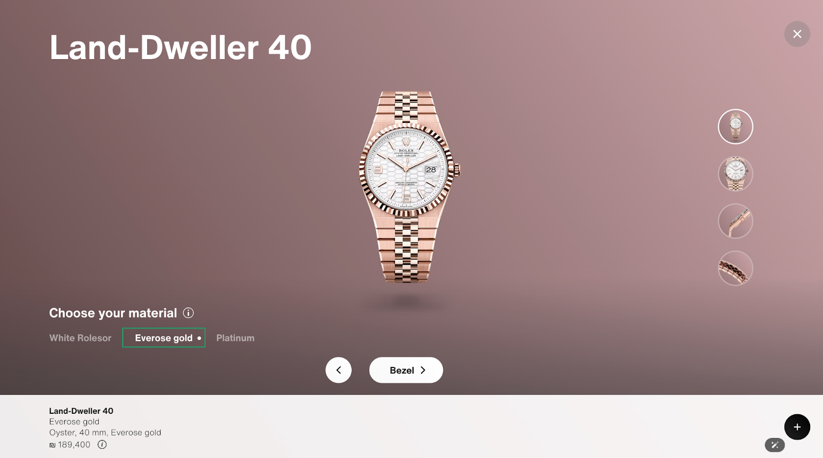 Rolex Land-Dweller 40 customizer