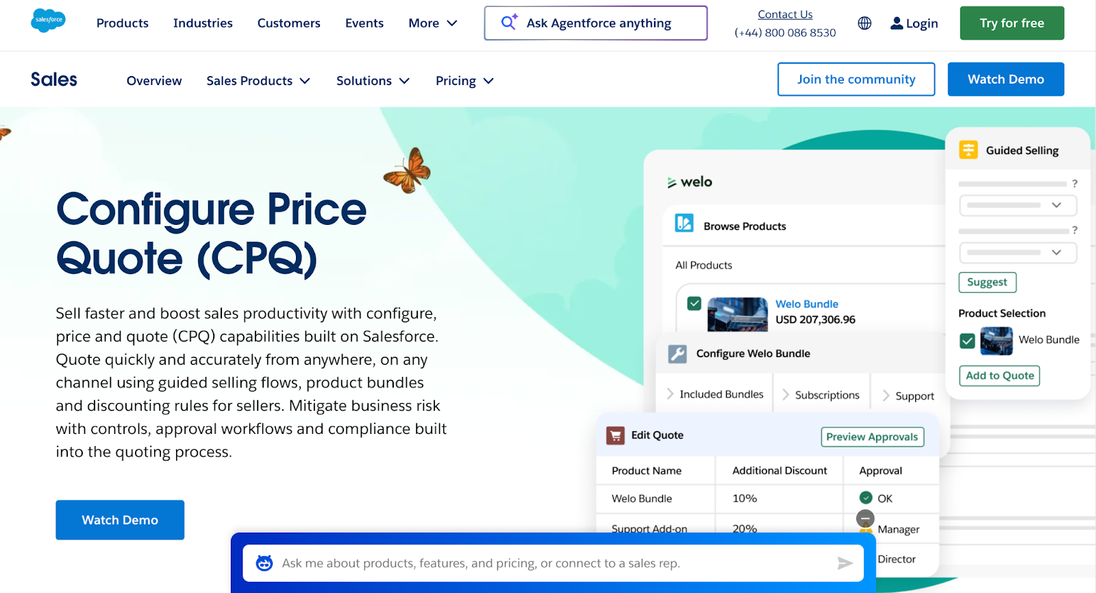 Screenshot from Salesforce CPQ