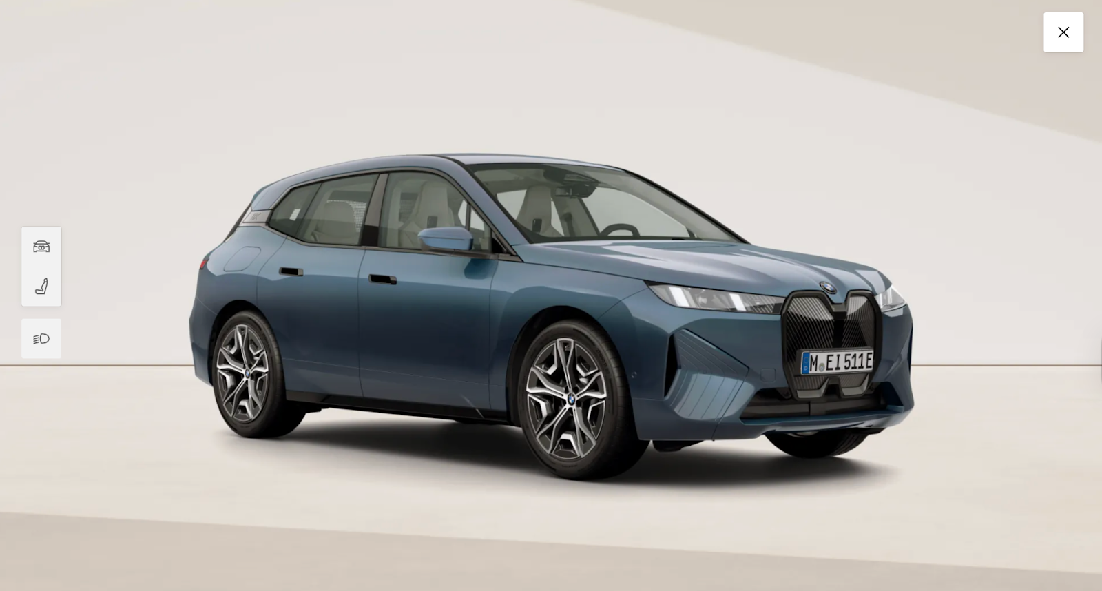 360 views with a custom-designed BMW car on its website