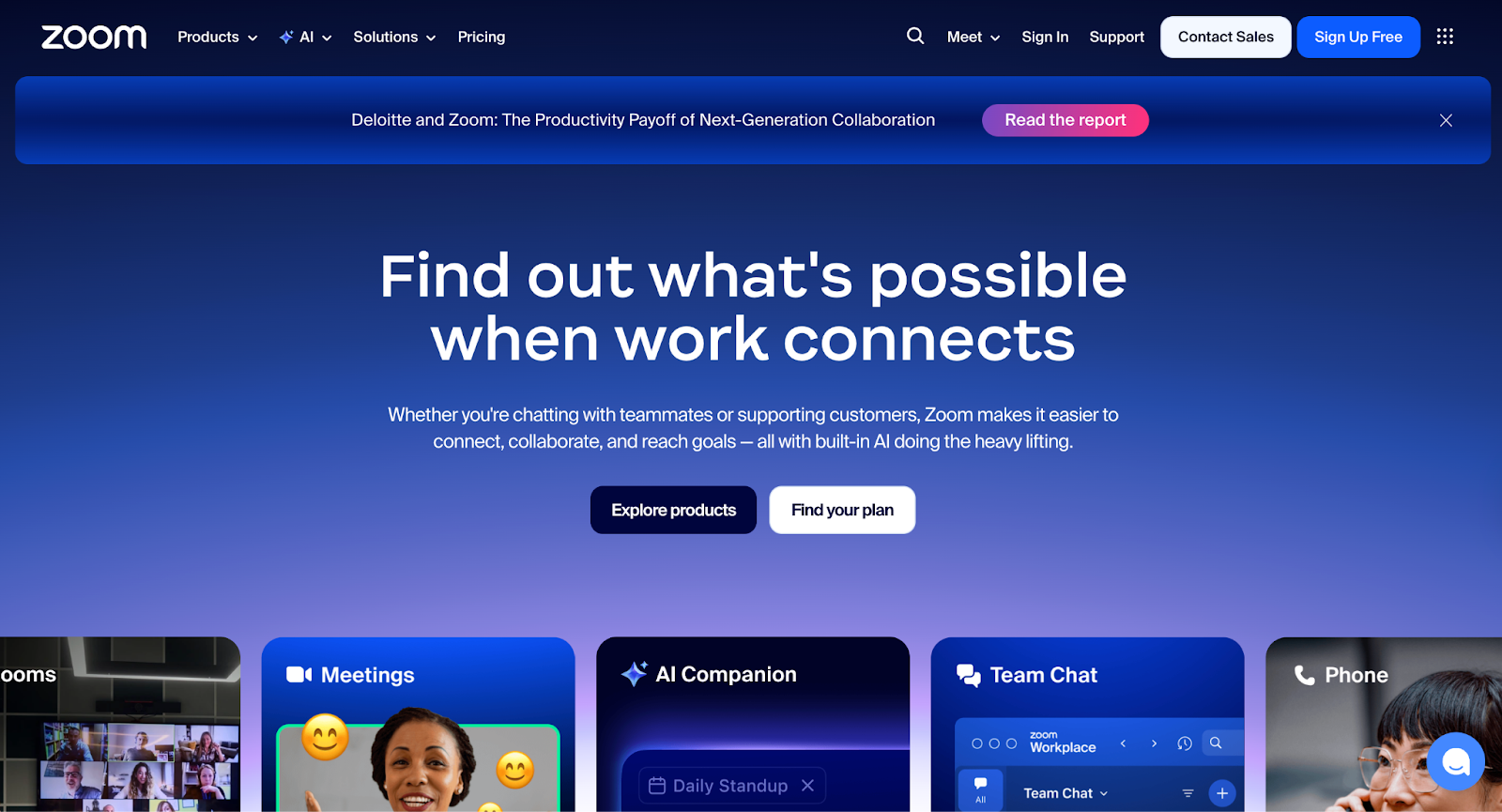 Zoom is one of the leading platforms for professional B2B sales online calls