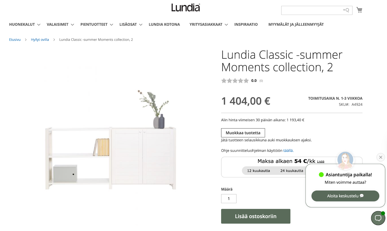 An example from Lundia