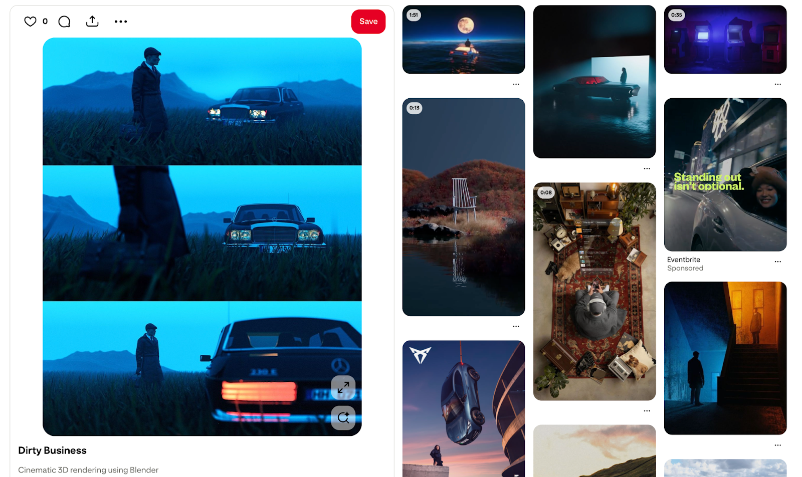 Implementation of 3D rendering in films, games, or TV shows