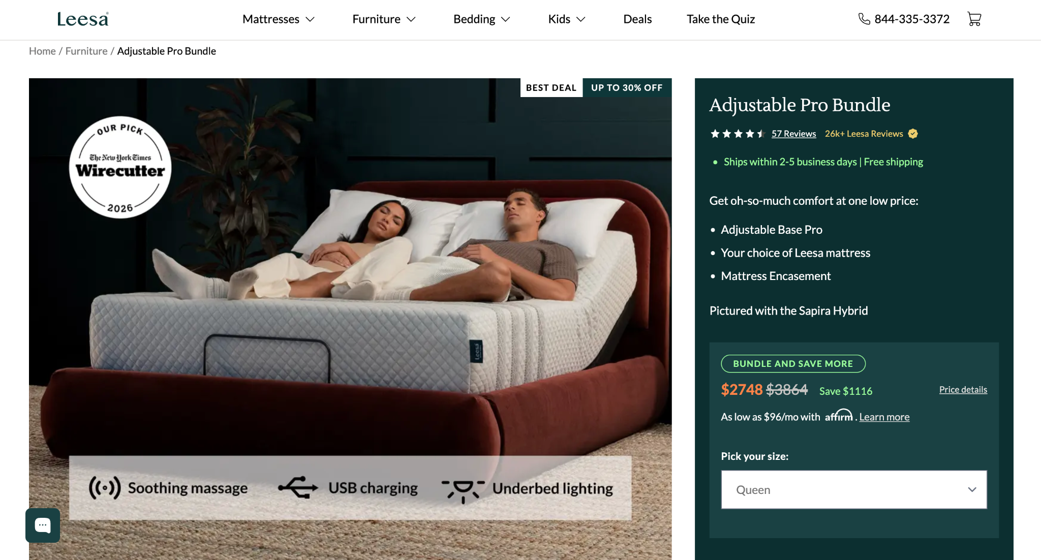 An excellent Shopify product page example that you can get inspired by