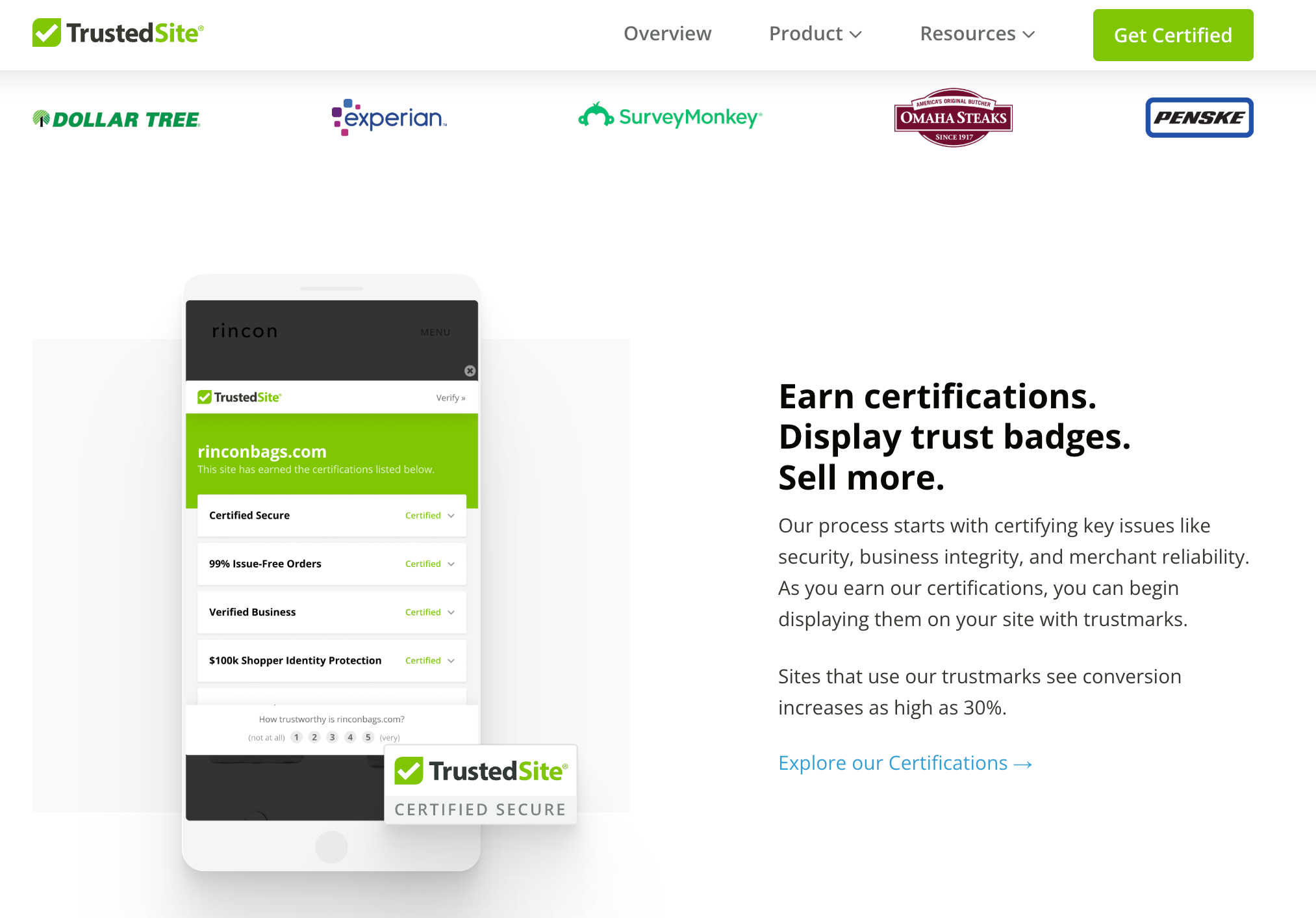TrustSites: Trust Badges
