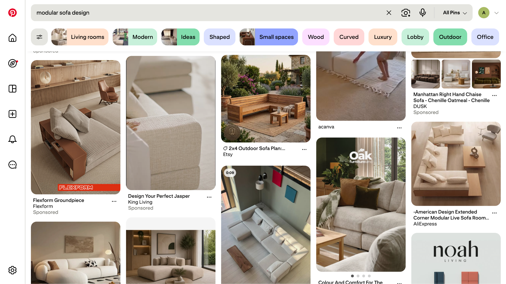 There is a wide variety of ideas to sell modular sofas, from living rooms to outdoor spaces