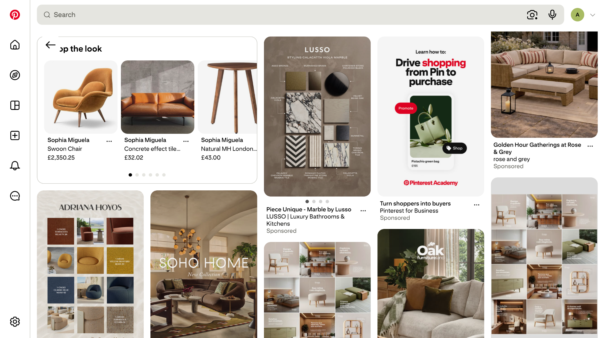 Pinterest is one of the most powerful social eCommerce platforms to promote and sell complex, custom products like furniture