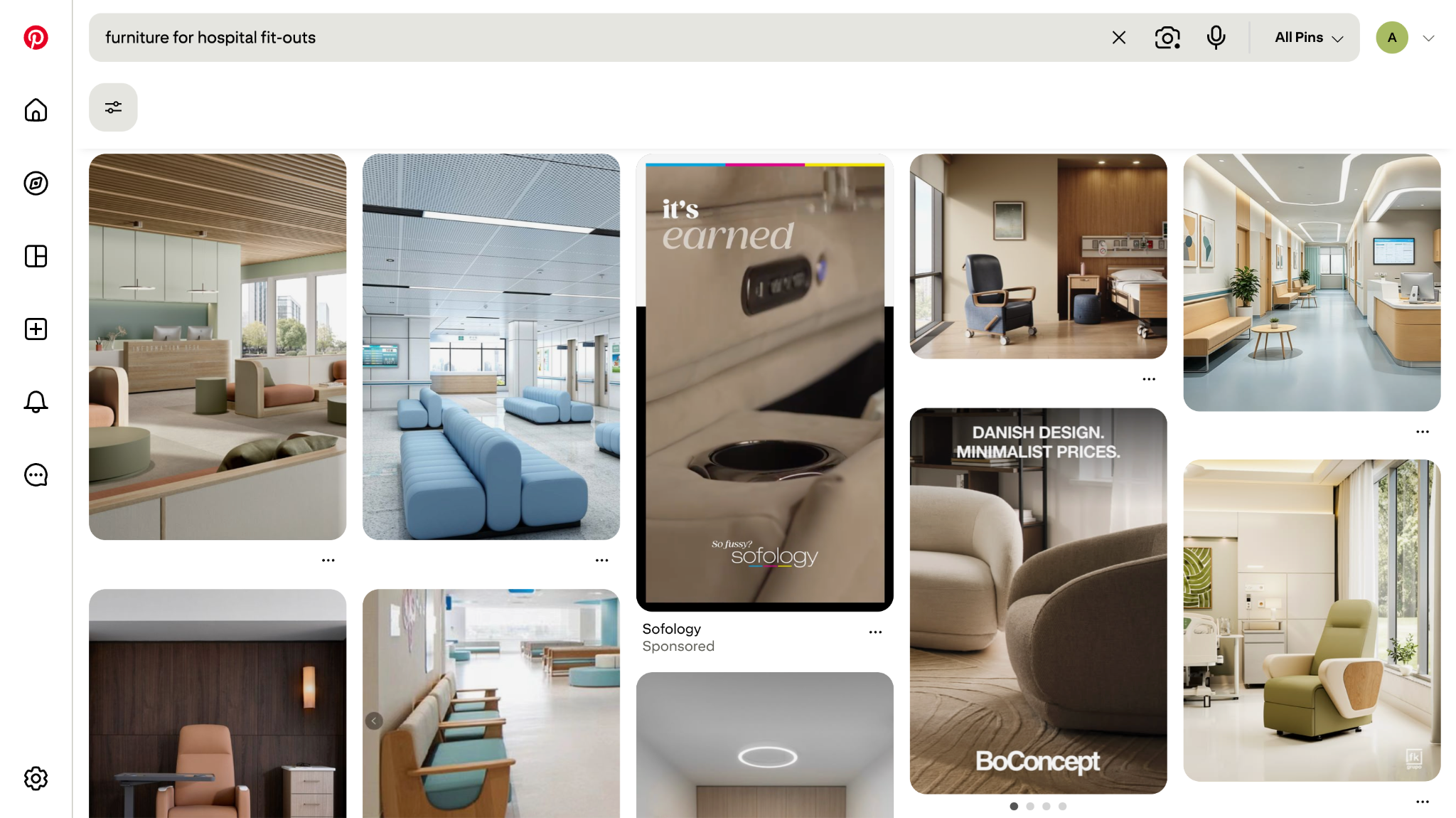 Complex designs of furniture used for hospital fit-outs